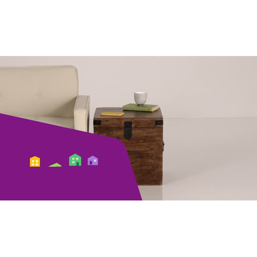 Mistana™ Angelique 18'' Tall Solid Wood Block End Table & Reviews Wayfair